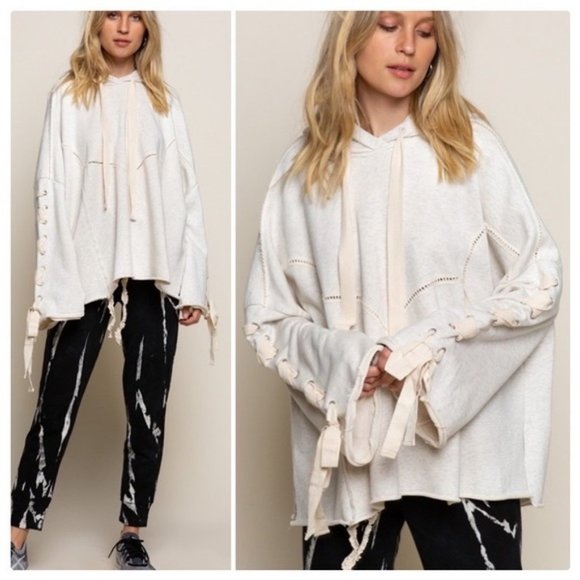 POL Tops - POL Urban Chic French Terry Hoodie